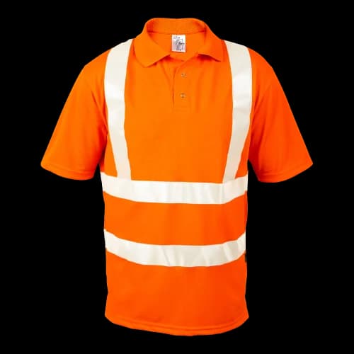 Ultimate Hi Vis Polo Shirt in orange